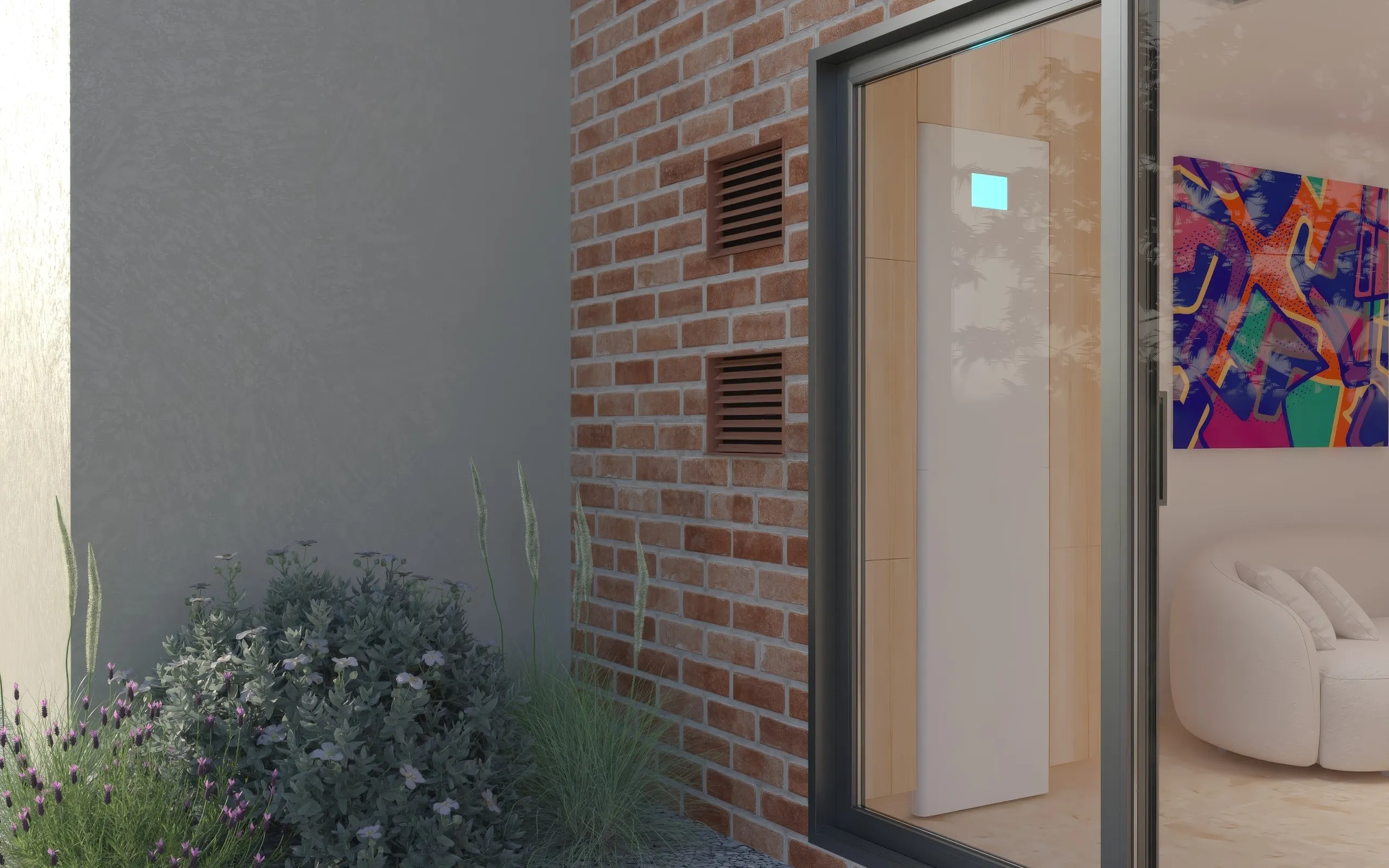 STØNE Compact Complete unit in a residential installation