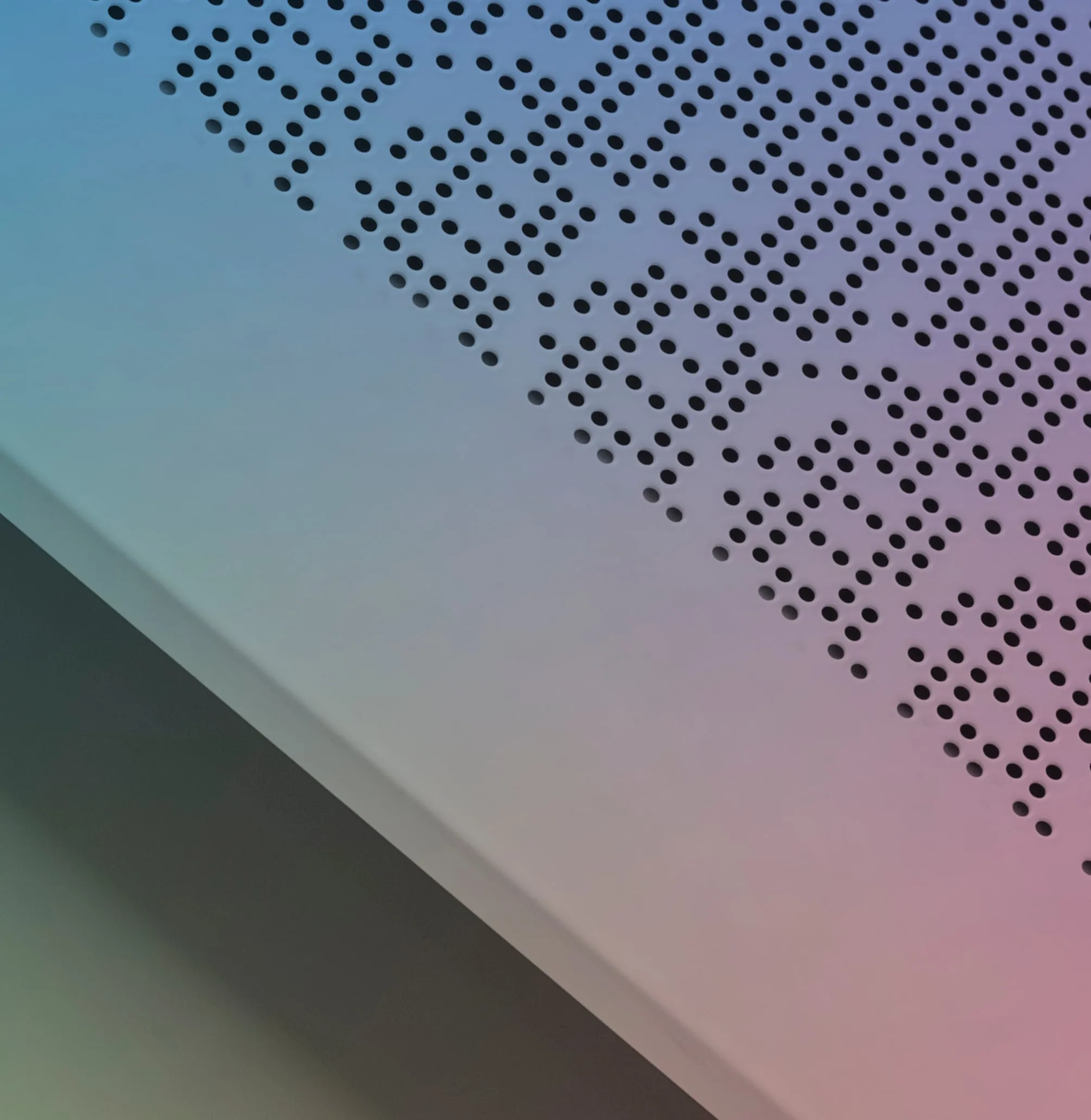 A dotted texture panel in a blue-to-pink gradient