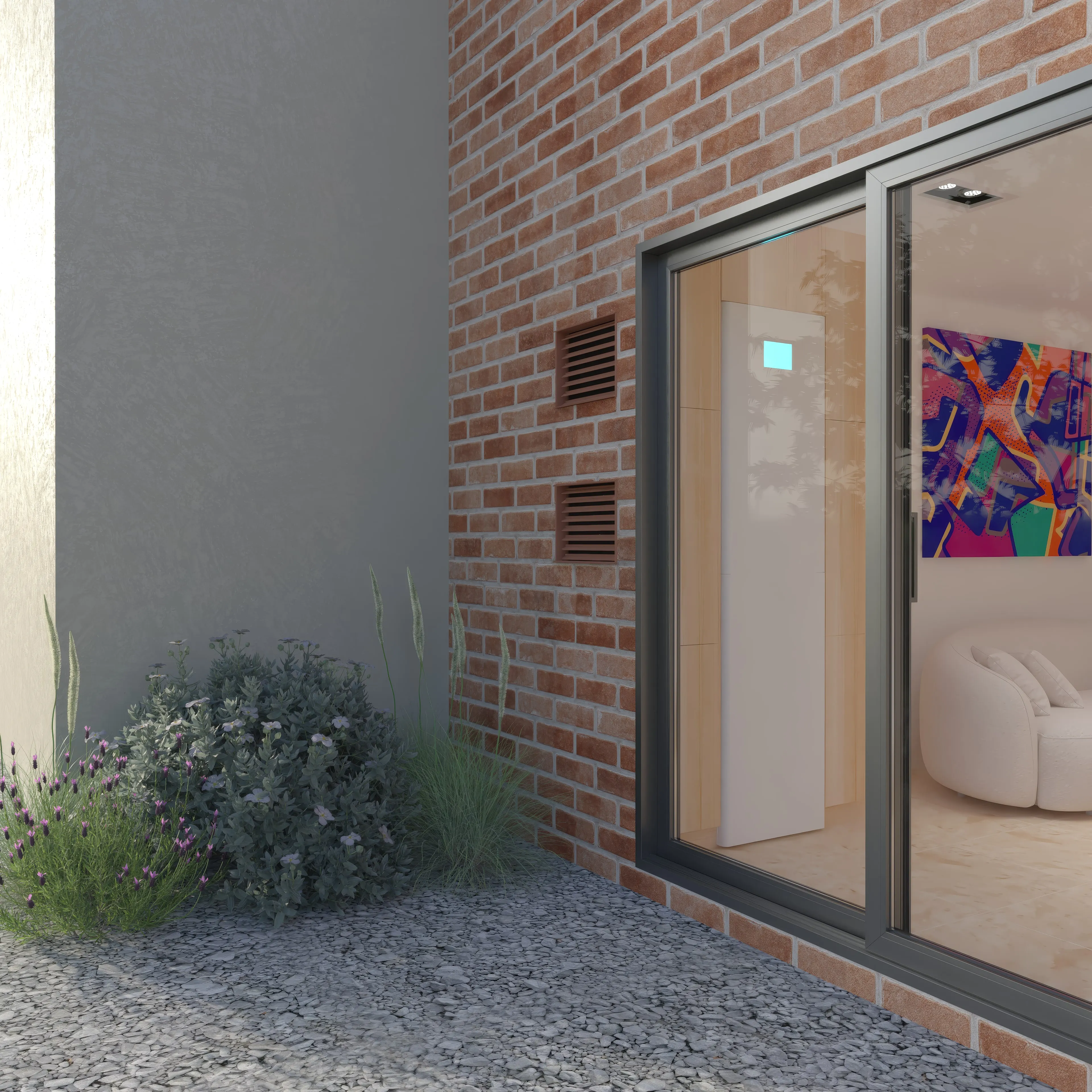 STØNE Compact Complete unit in a residential installation