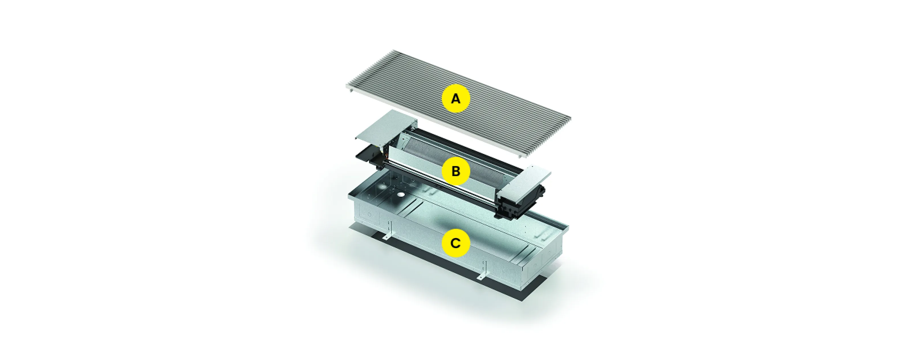 OSMO Frameless Trench cutaway diagram