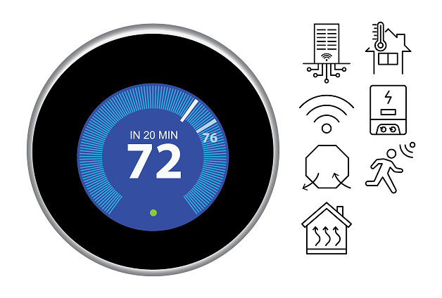 Advanced third-party HVAC gateway with smart thermostat interface.