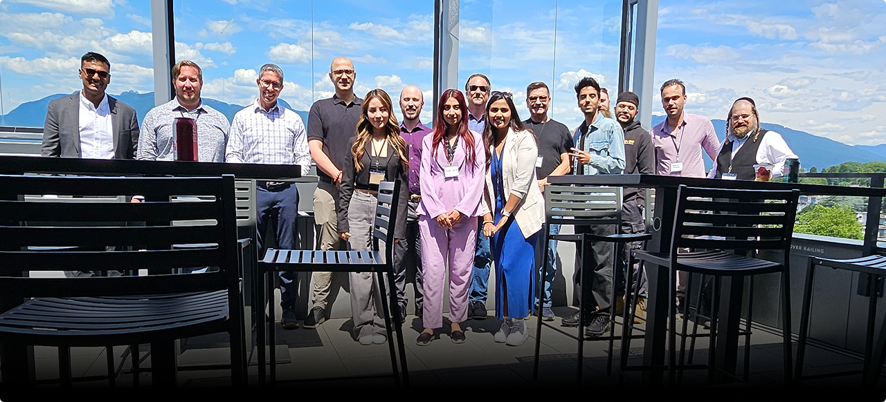 Innova Training with the Canadian tech team
